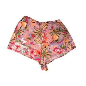 LF THE BRAND LF The Brand Paradise Night Shorts High Waist Streetwear Floral S
